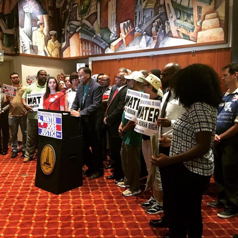 Water rights press conference