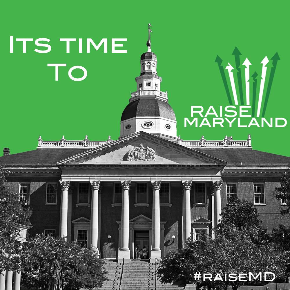 graphic reading it is time to raise maryland
