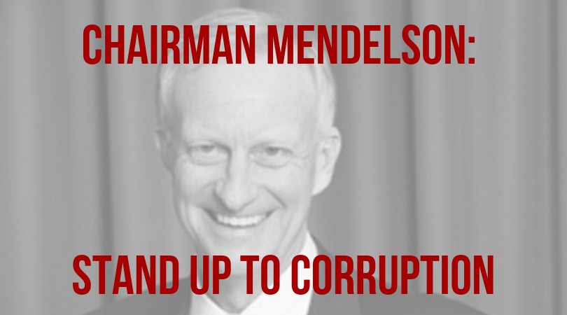 graphic reading chairmen mendelson stand up to corruption
