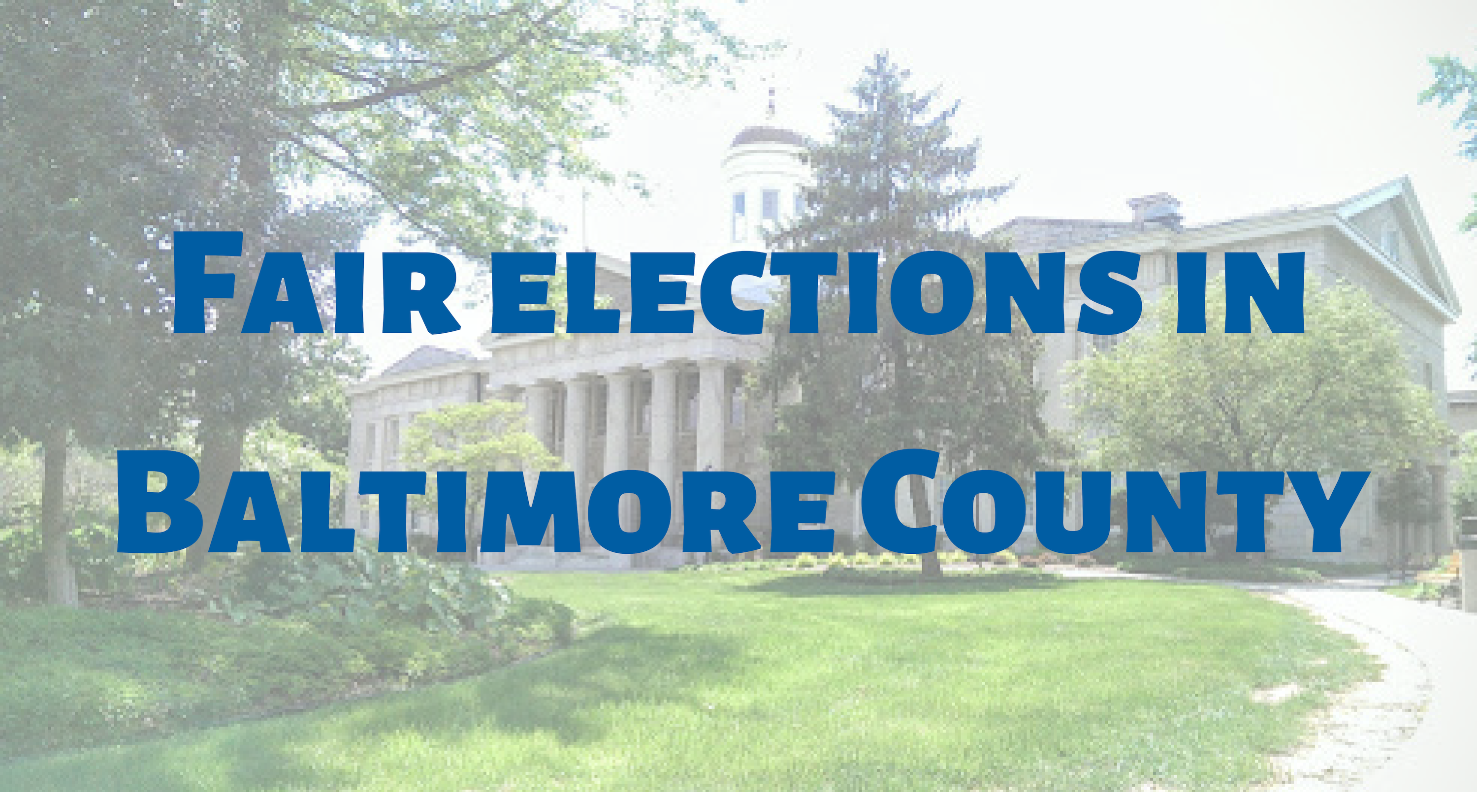 graphic reading fair elections in baltimroe county