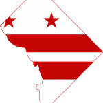 DC flag in the shape of DC