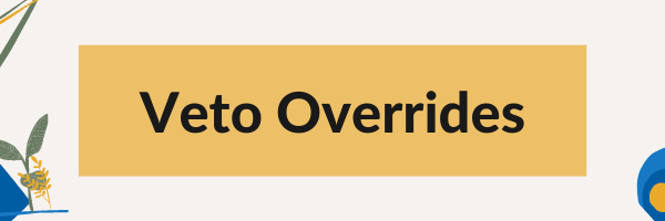 Veto Overrides Graphic