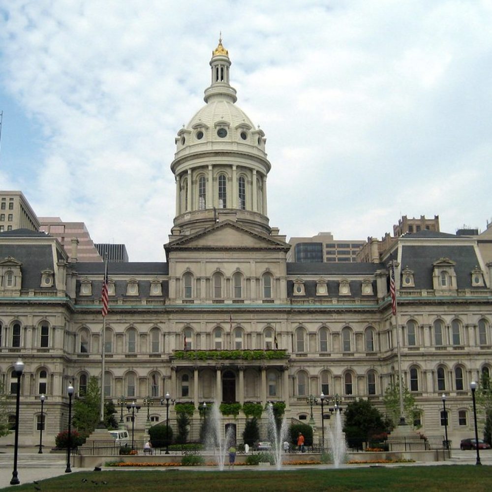 Baltimore City Hall. Photo by Flickr user Wally Gobetz.
