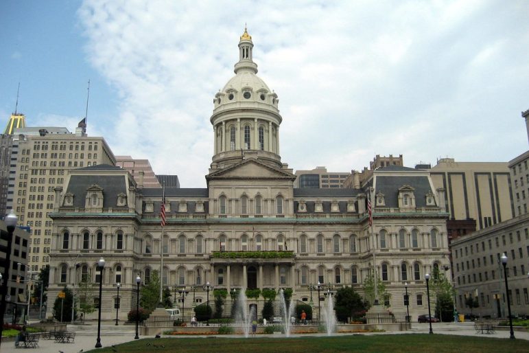 Baltimore City Hall. Photo by Flickr user Wally Gobetz.