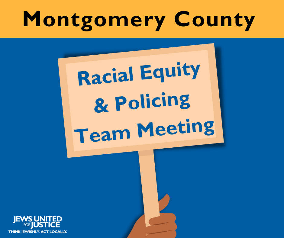 Racial Equity & Policing Team Meeting graphic