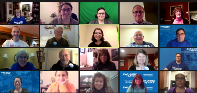 Zoom screenshot from district 11 legislator meeting