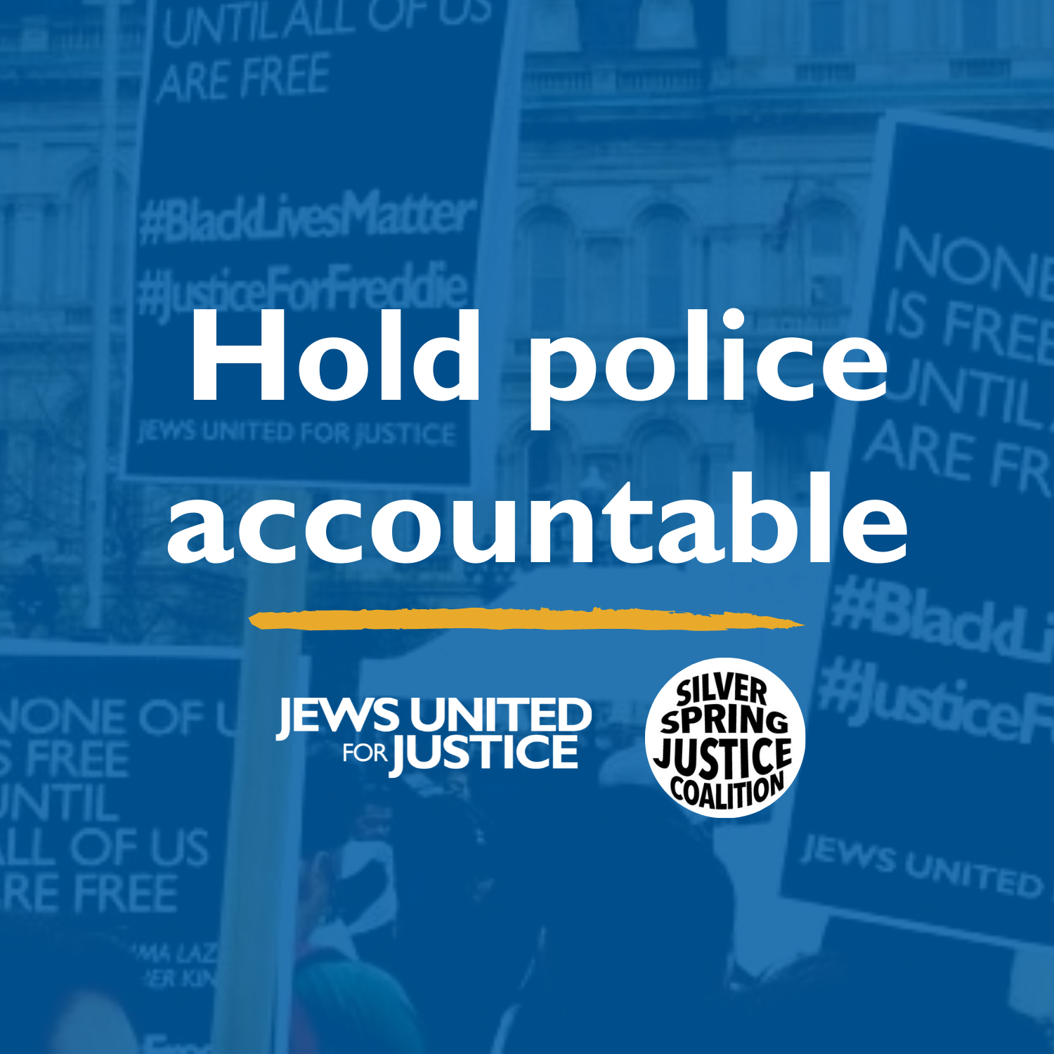 Hold police accountable