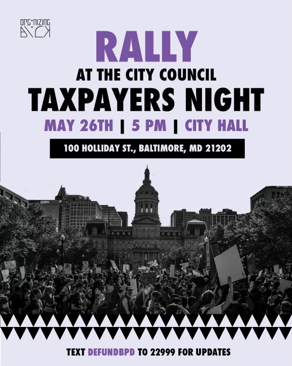 Rally at the City Council Taxpayers Night