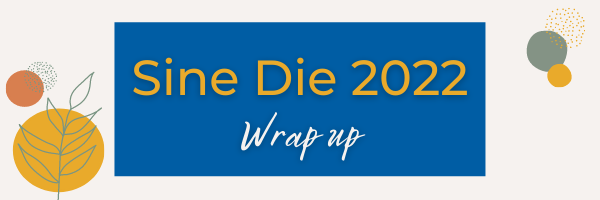 Sine Die 2022 wrap up