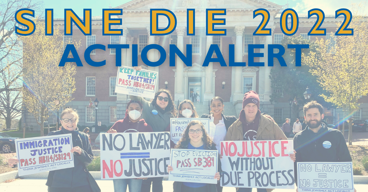 Sine Die Action Alert