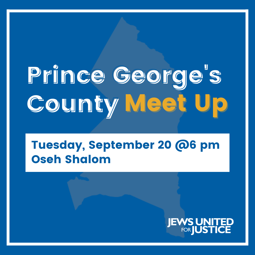 Prince George's County Meet Up - Tuesday, September 20 @6 pm Oseh Shalom