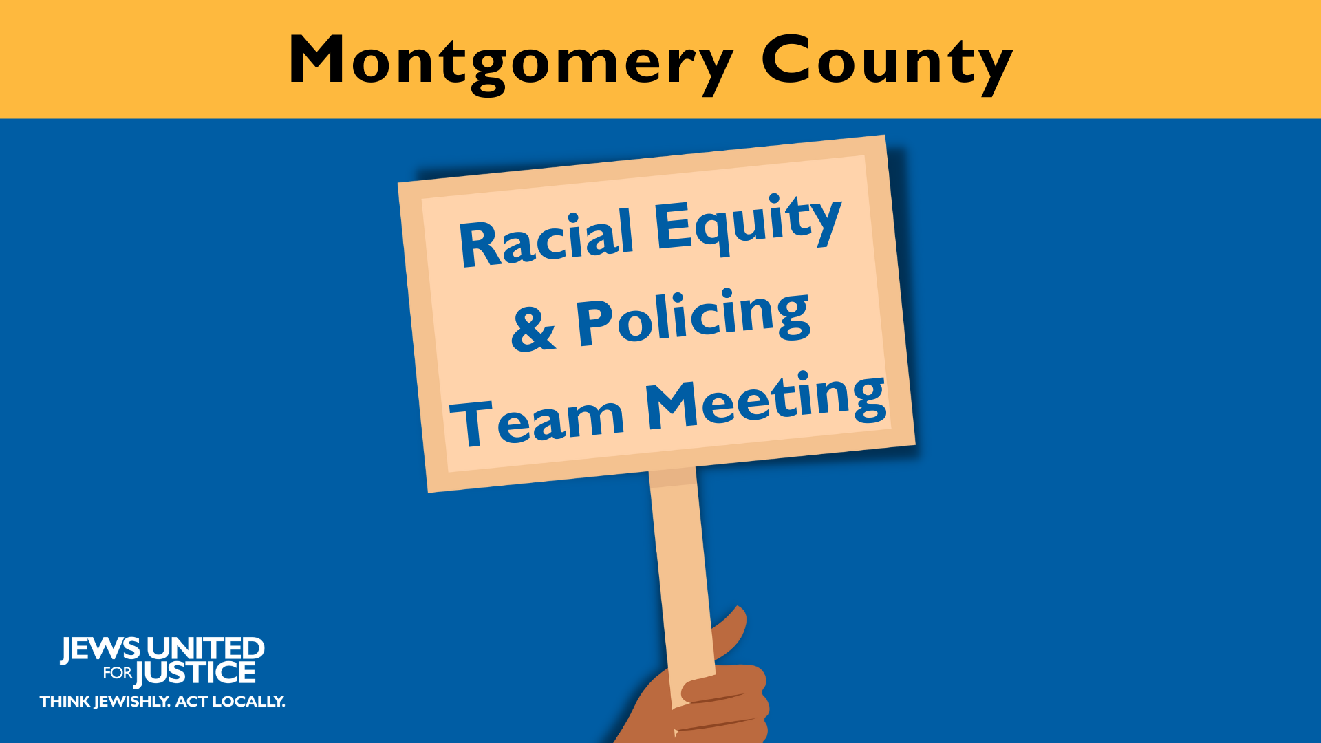 Racial Equity & Policing Team Meeting graphic