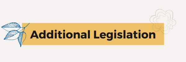 sign-ons Additional Legislation