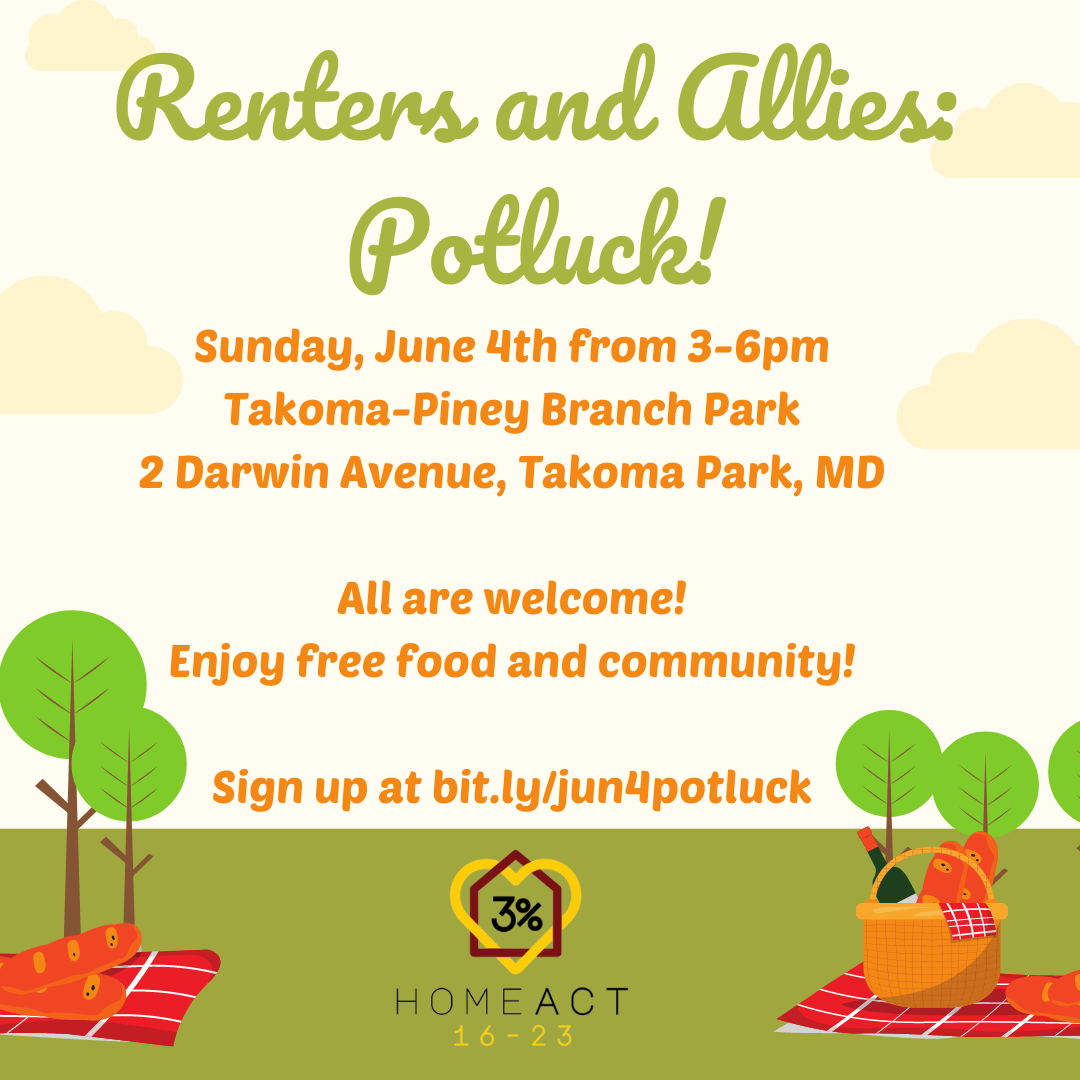 Renters and Allies: Potluck!