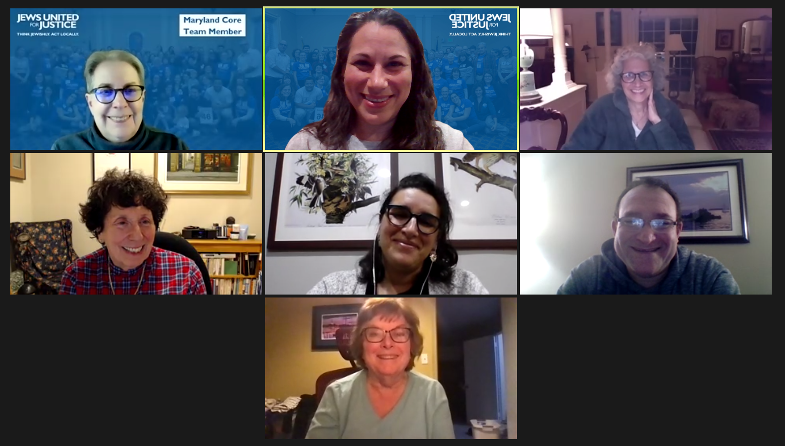 Photo of District 39 legislators and constituents on Zoom