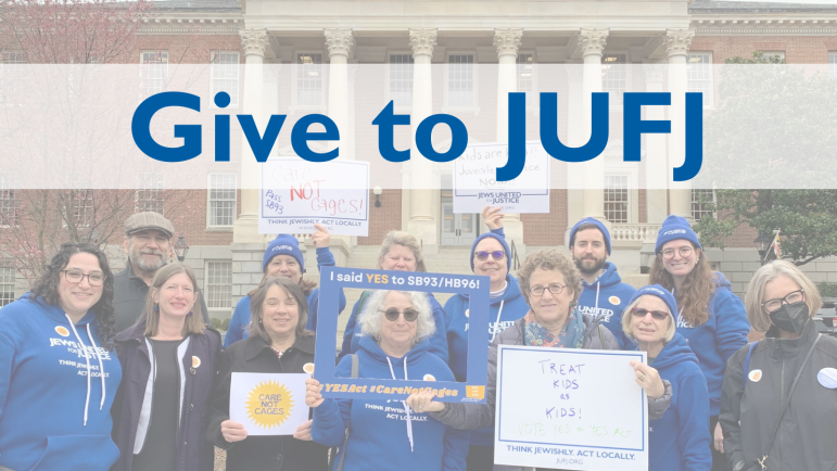 give-to-jufj-1600-x-900-px JUFJers in Annapolis with text overlaid: Give to JUFJ